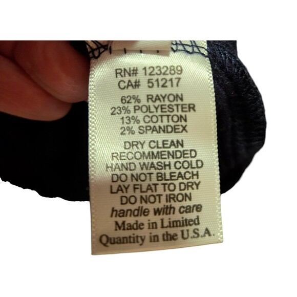 Michael Lauren Pullover Casual Comfy Long Sleeved Navy‎ Top Size Large NWT - Picture 7 of 8